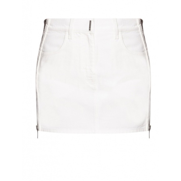 Givenchy Cream Denim Skirt - Picture 6 of 7